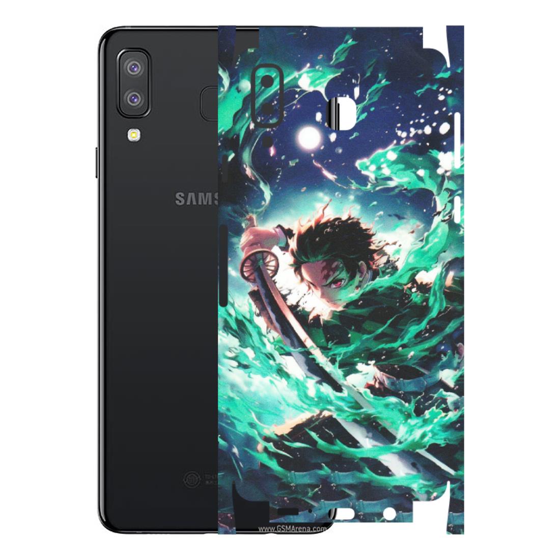 Samsung A/S Series Phone Skins (All Models) - Sword Fighter Anime - Matte Finish (M-29) Samsung Galaxy A8 Star