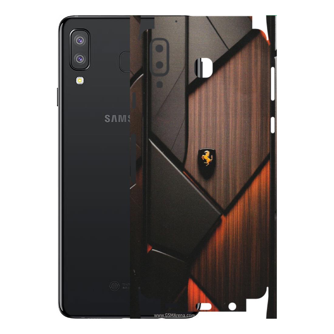 Samsung A/S Series Phone Skins (All Models) - Lambo Beauty Wood Pattern Sober - Matte Finish (M-51) Samsung Galaxy A8 Star