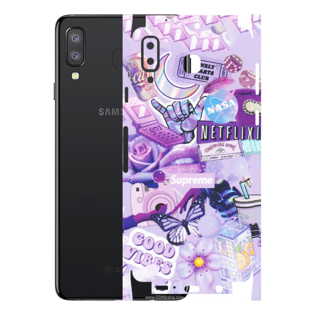 Samsung A/S Series Phone Skins (All Models) - Supreme Purple Magic - Matte Finish (M-88) Samsung Galaxy A8 Star