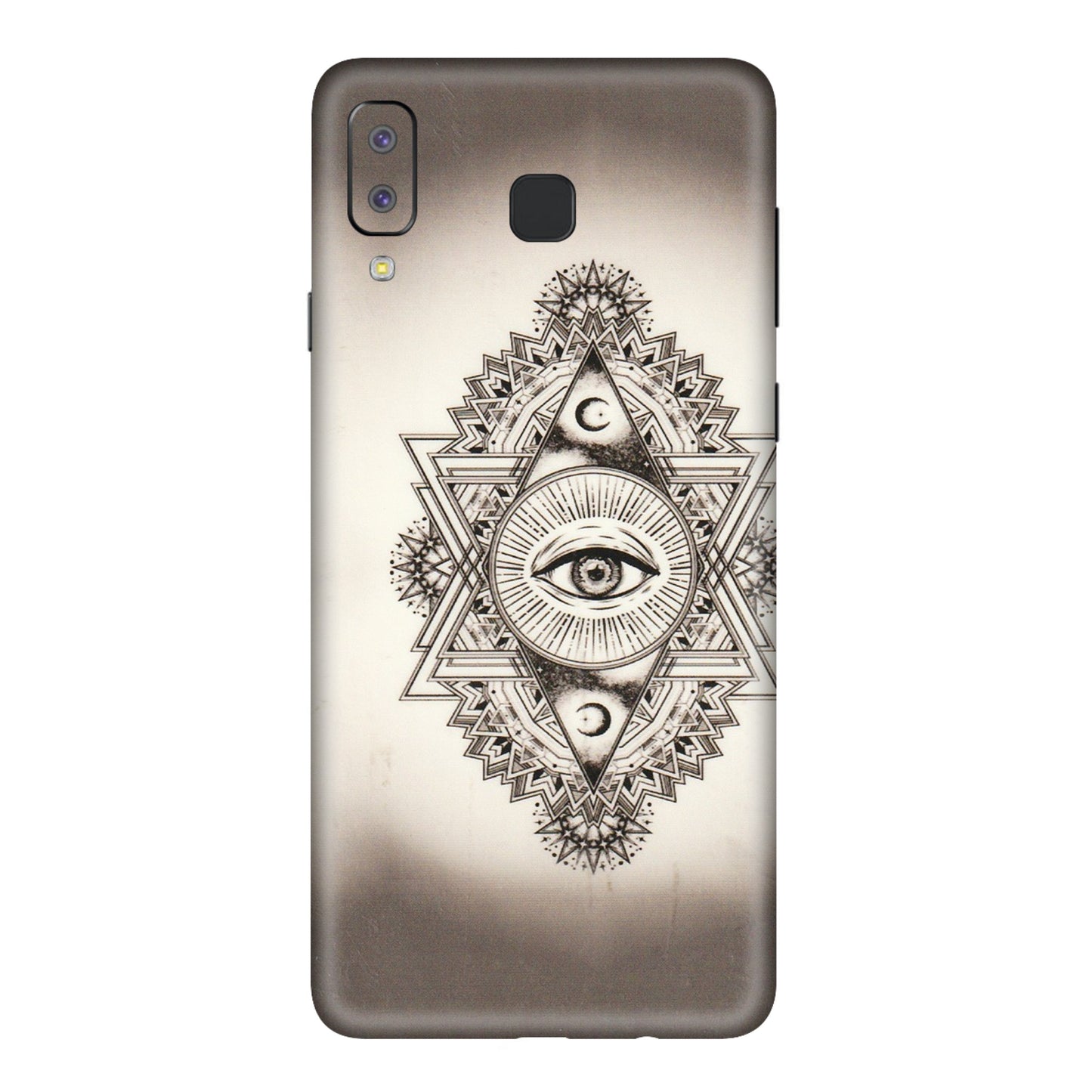 Samsung A/S Series Phone Skins (All Models) - Illuminati Great Eye - Transparent Finish (T-14) Samsung Galaxy A8 Star