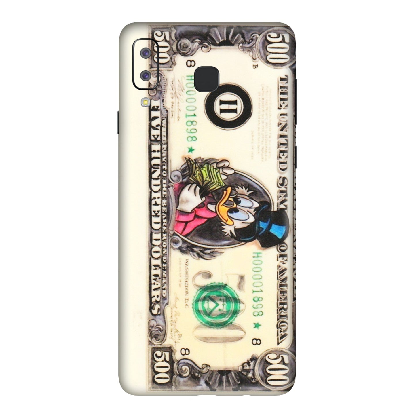 Samsung A/S Series Phone Skins (All Models) - Five Hundred Dollar Duck - Transparent Finish (T-15) Samsung Galaxy A8 Star