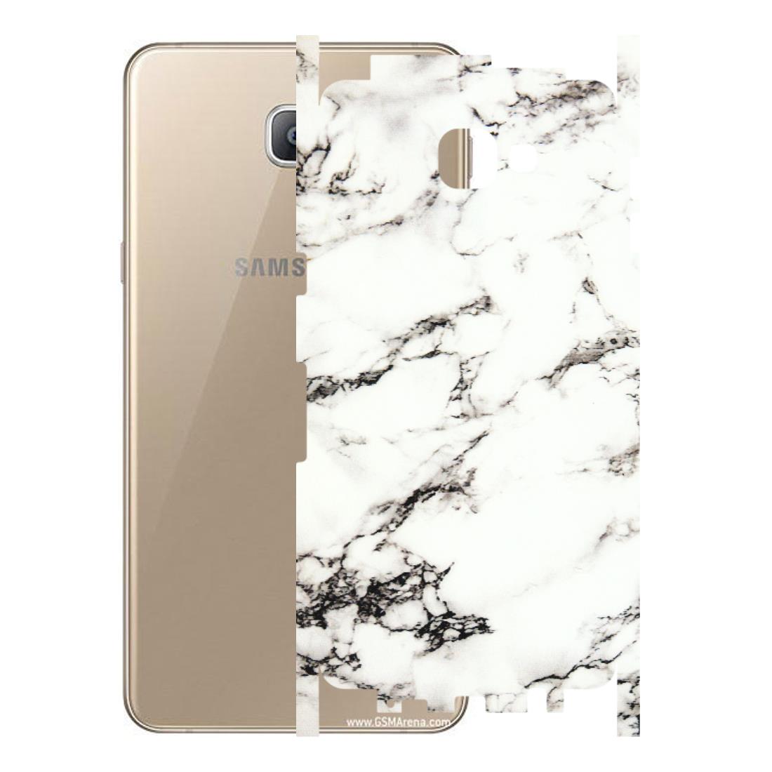 Samsung A/S Series Phone Skins (All Models) - Black and White Marble Texture - 3D Embossed Finish (L-124) Samsung Galaxy A9 2016