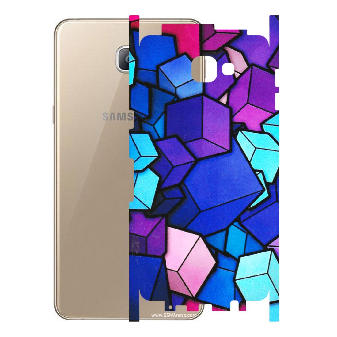 Samsung A/S Series Phone Skins (All Models) - Cube Doodle - 3D Embossed Finish (L-141) Samsung Galaxy A9 2016