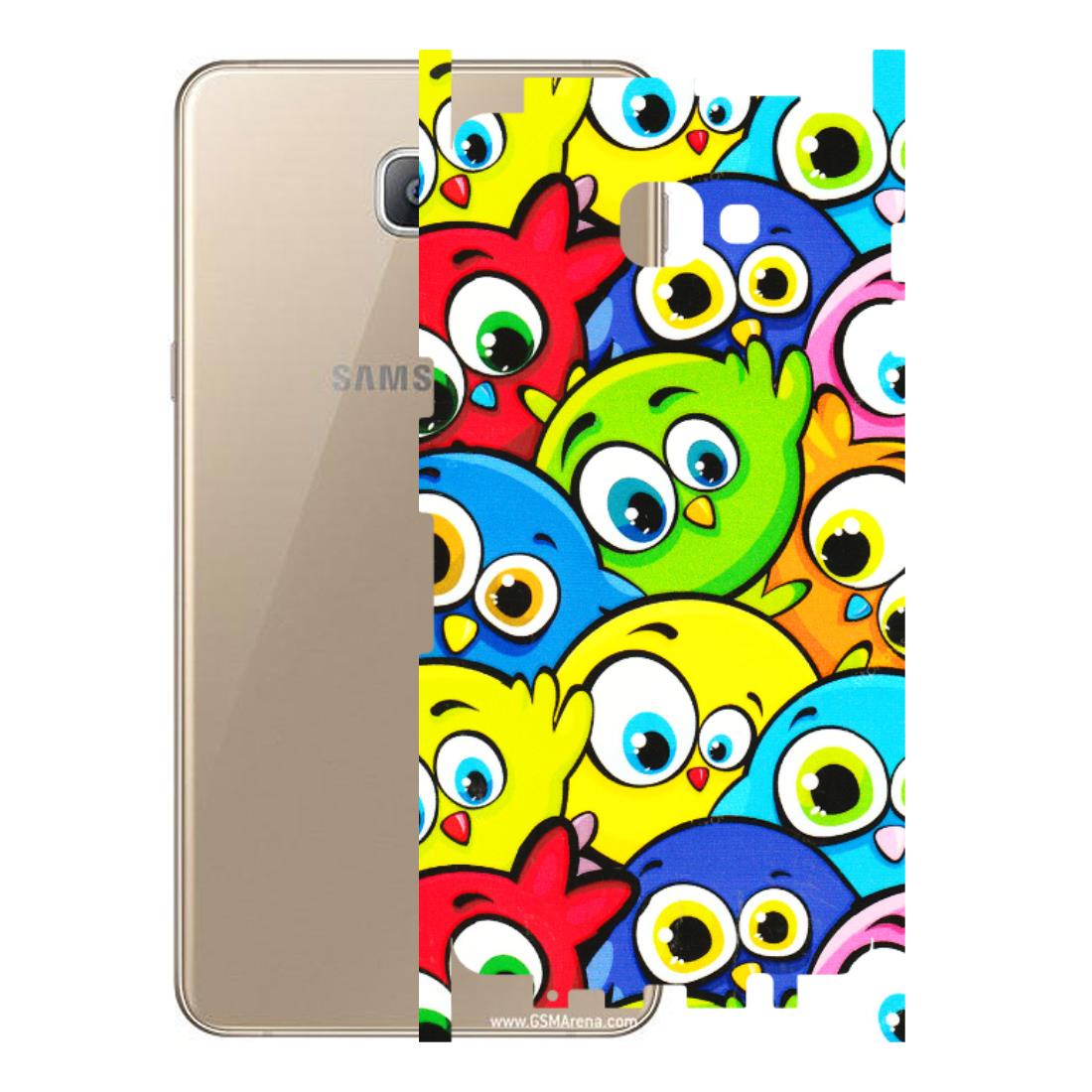 Samsung A/S Series Phone Skins (All Models) - Cute Fluffy Birds - 3D Embossed Finish (L-213) Samsung Galaxy A9 2016