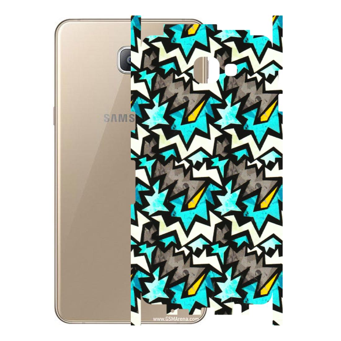 Samsung A/S Series Phone Skins (All Models) - Funky Zig Zag - 3D Embossed Finish (L-223) Samsung Galaxy A9 2016