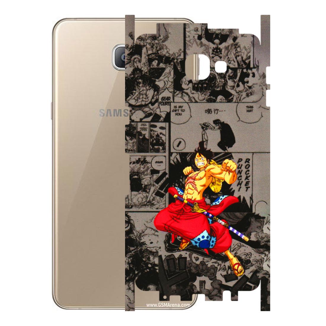Samsung A/S Series Phone Skins (All Models) - One Piece Rocket Punch Manga - 3D Embossed Finish (L-25) Samsung Galaxy A9 2016