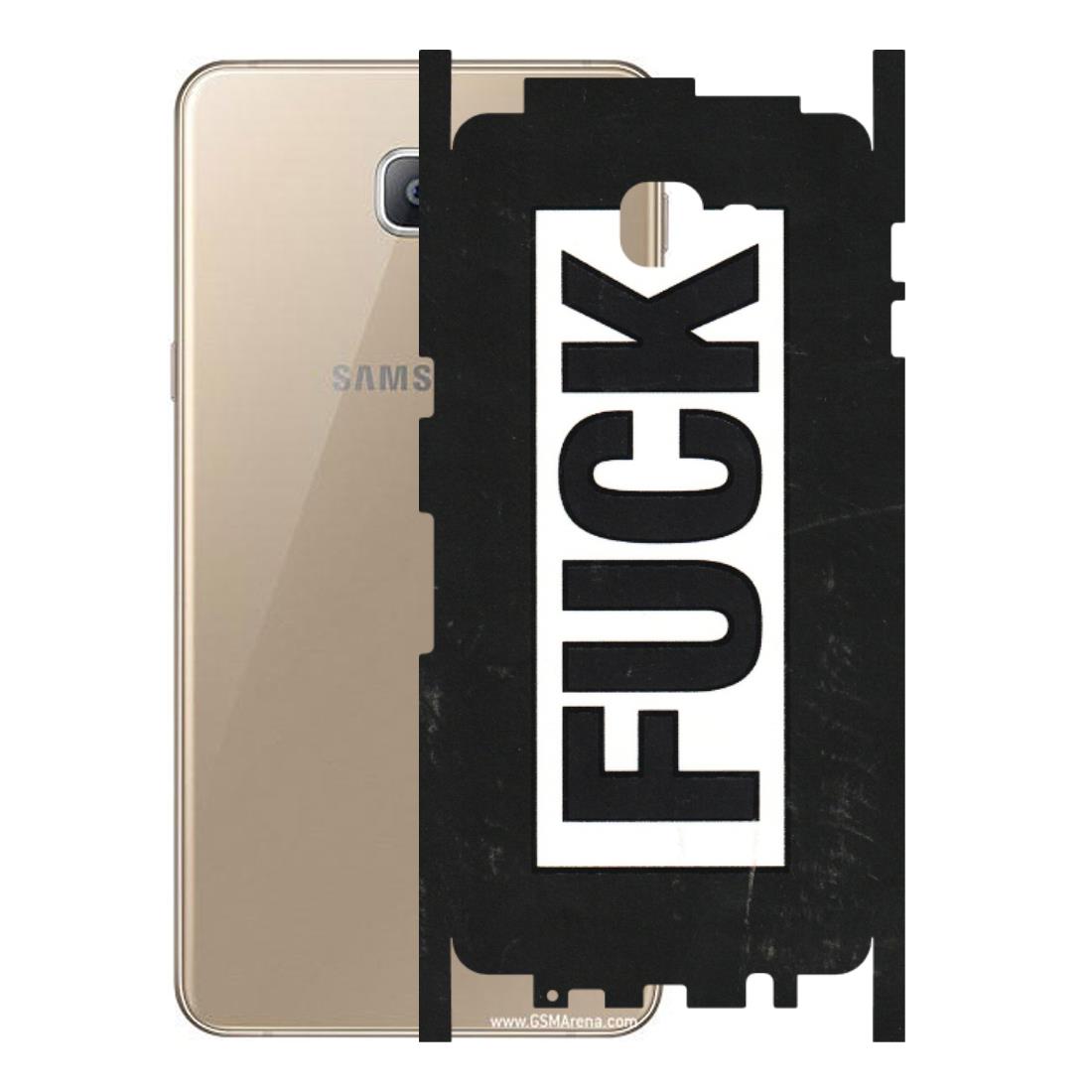 Samsung A/S Series Phone Skins (All Models) - The F Word - 3D Embossed Finish (L-255) Samsung Galaxy A9 2016