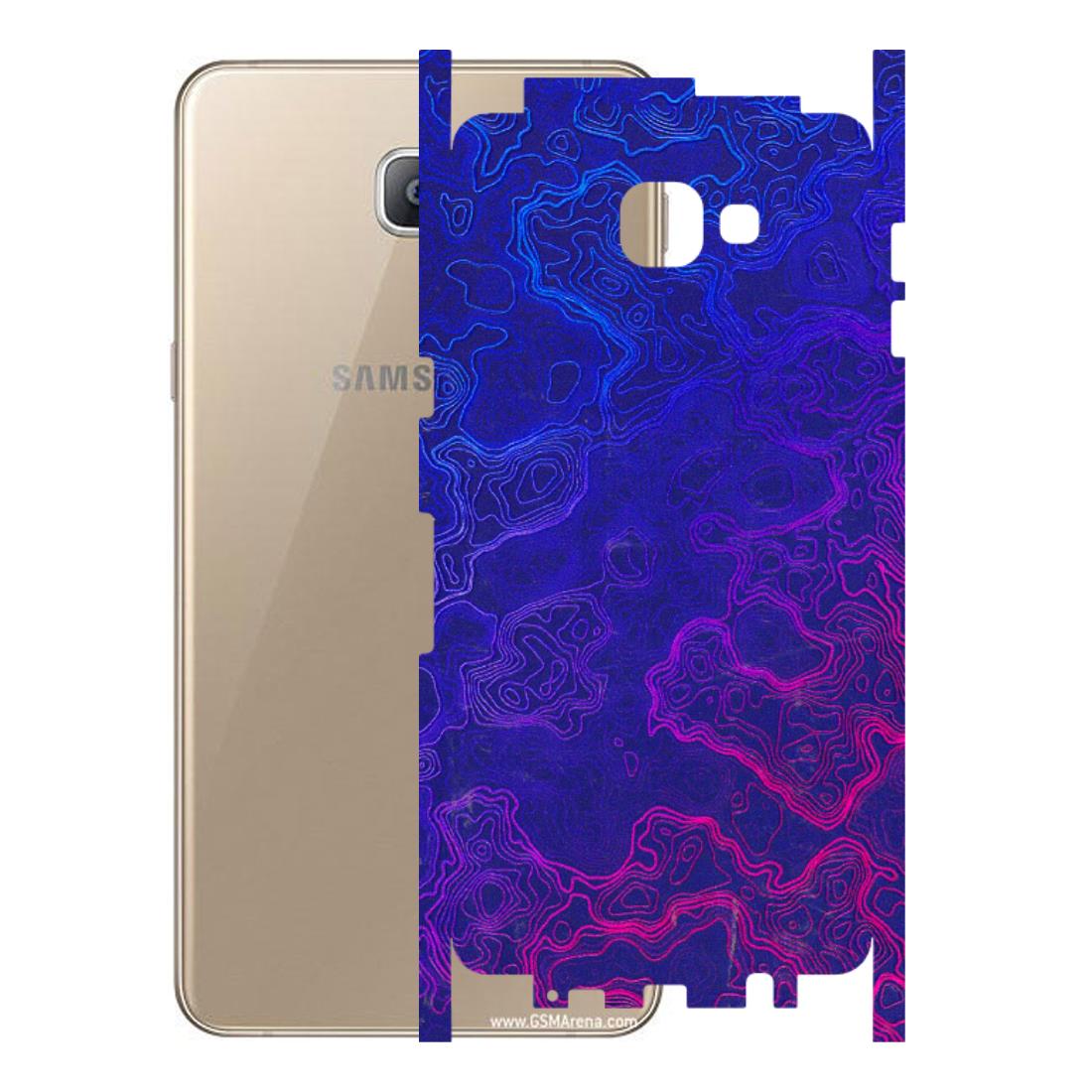 Samsung A/S Series Phone Skins (All Models) - Purple Ripples Swirl - 3D Embossed Finish (L-314) Samsung Galaxy A9 2016