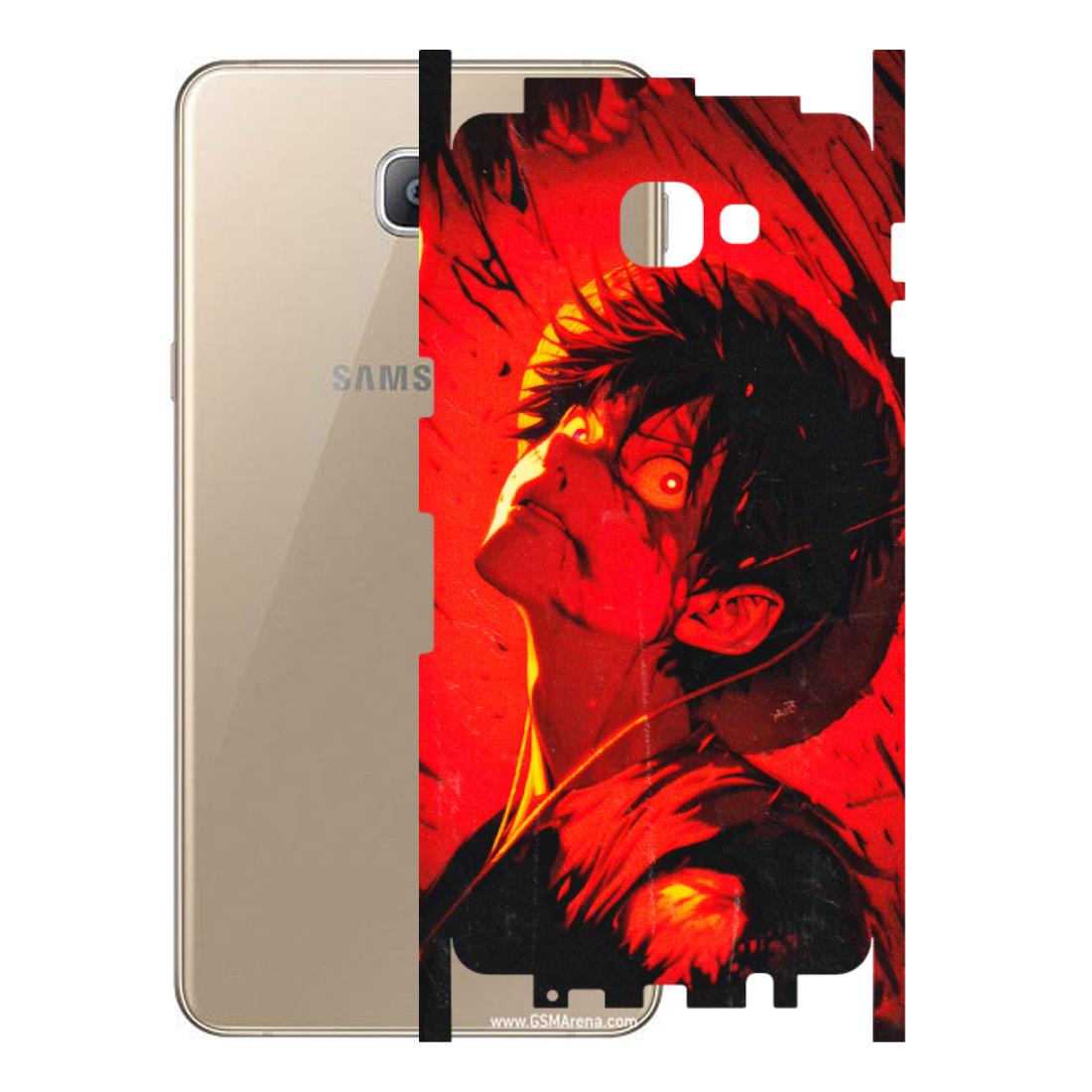 Samsung A/S Series Phone Skins (All Models) - D.Luffy Power Up One Piece Anime - 3D Embossed Finish (L-326) Samsung Galaxy A9 2016