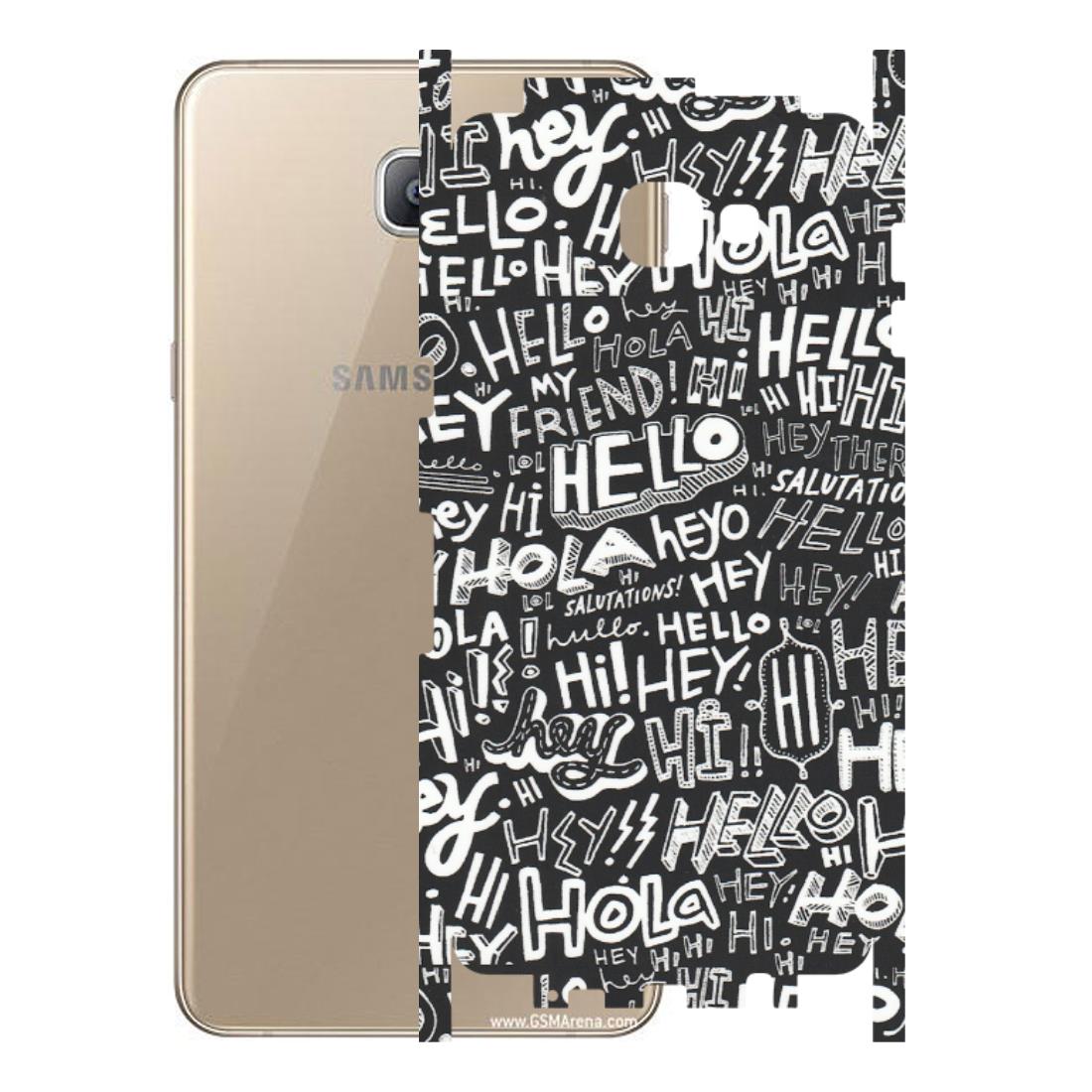 Samsung A/S Series Phone Skins (All Models) - Hi Hello Doodles - Matte Finish (M-25) Samsung Galaxy A9 2016