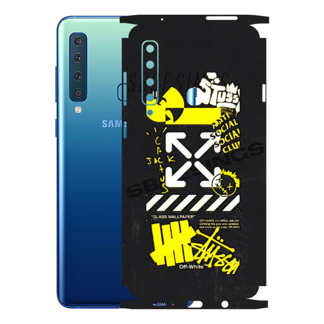 Samsung A/S Series Phone Skins (All Models) - Anti Social Graffiti - 3D Embossed Finish (L-198) Samsung Galaxy A9 2018