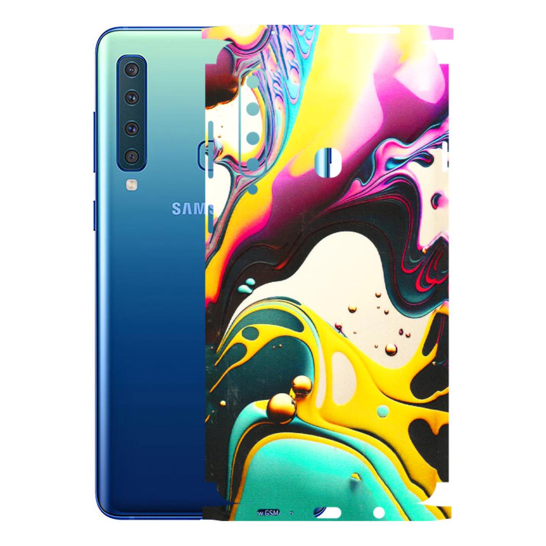 Samsung A/S Series Phone Skins (All Models) - Multicolor Abstract pattern - 3D Embossed Finish (L-254) Samsung Galaxy A9 2018