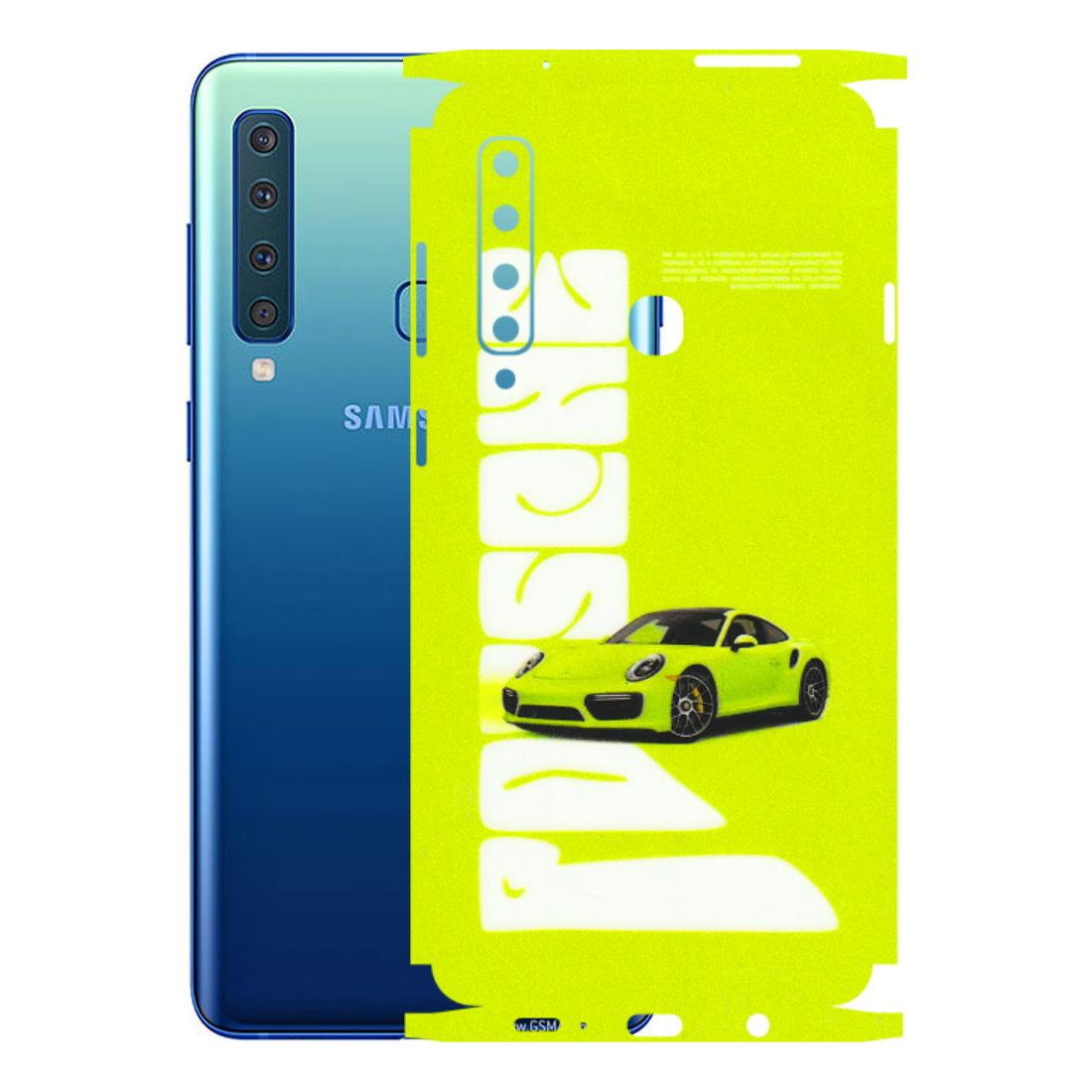 Samsung A/S Series Phone Skins (All Models) - Lime Green Porche - 3D Embossed Finish (L-30) Samsung Galaxy A9 2018