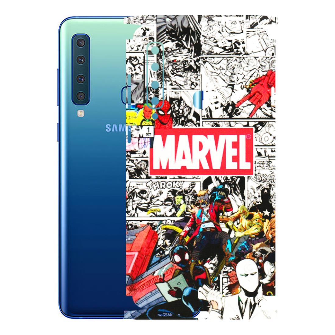 Samsung A/S Series Phone Skins (All Models) - Marvel Colorful Comic - 3D Embossed Finish (L-64) Samsung Galaxy A9 2018