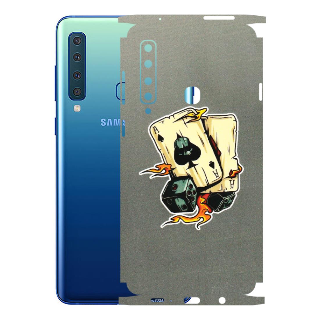 Samsung A/S Series Phone Skins (All Models) - Grey Cards Of Ace - 3D Embossed Finish (L-77) Samsung Galaxy A9 2018