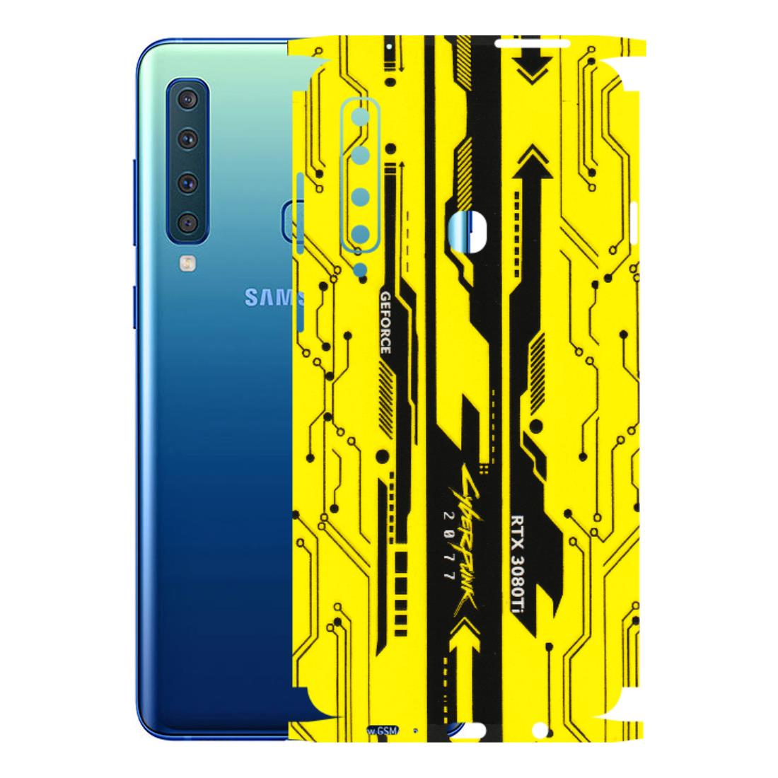 Samsung A/S Series Phone Skins (All Models) - Yellow Cyberpunk - 3D Embossed Finish (L-93) Samsung Galaxy A9 2018