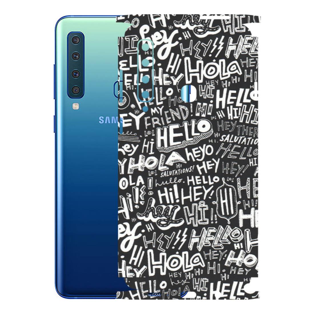 Samsung A/S Series Phone Skins (All Models) - Hi Hello Doodles - Matte Finish (M-25) Samsung Galaxy A9 2018