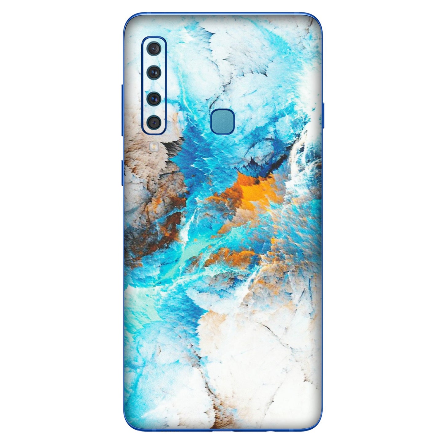 Samsung A/S Series Phone Skins (All Models) - Blue Waves Abstract - Matte Finish (M-19) Samsung Galaxy A9