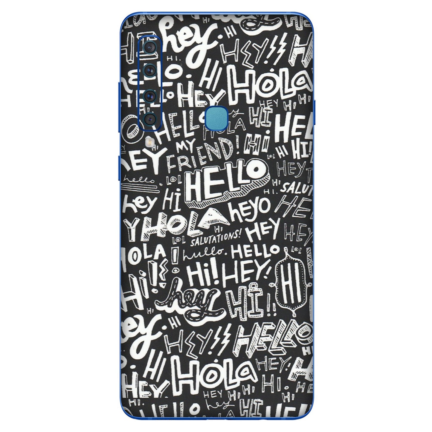 Samsung A/S Series Phone Skins (All Models) - Hi Hello Doodles - Matte Finish (M-25) Samsung Galaxy A9