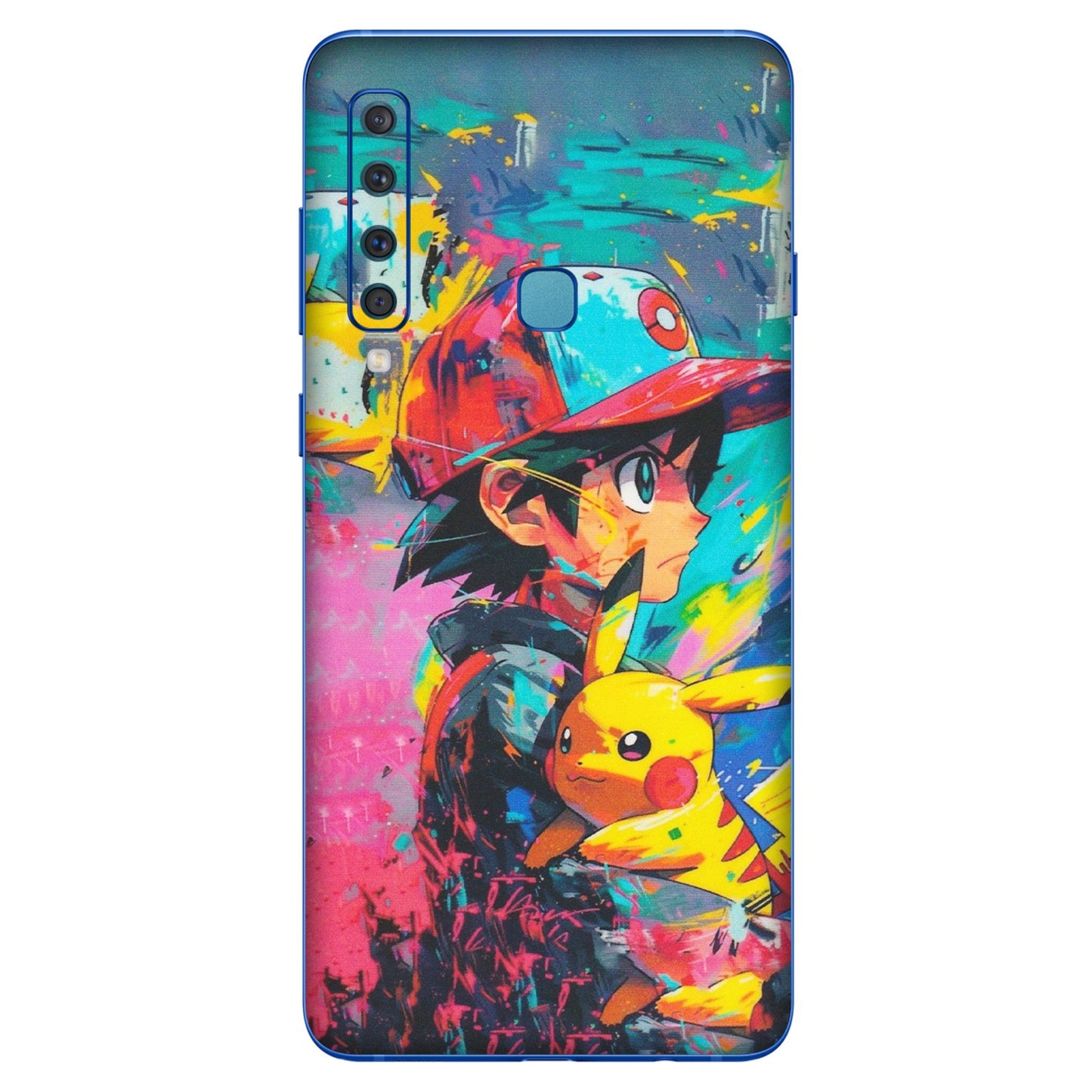 Samsung A/S Series Phone Skins (All Models) - Ash & Pikachu - Matte Finish (M-26) Samsung Galaxy A9