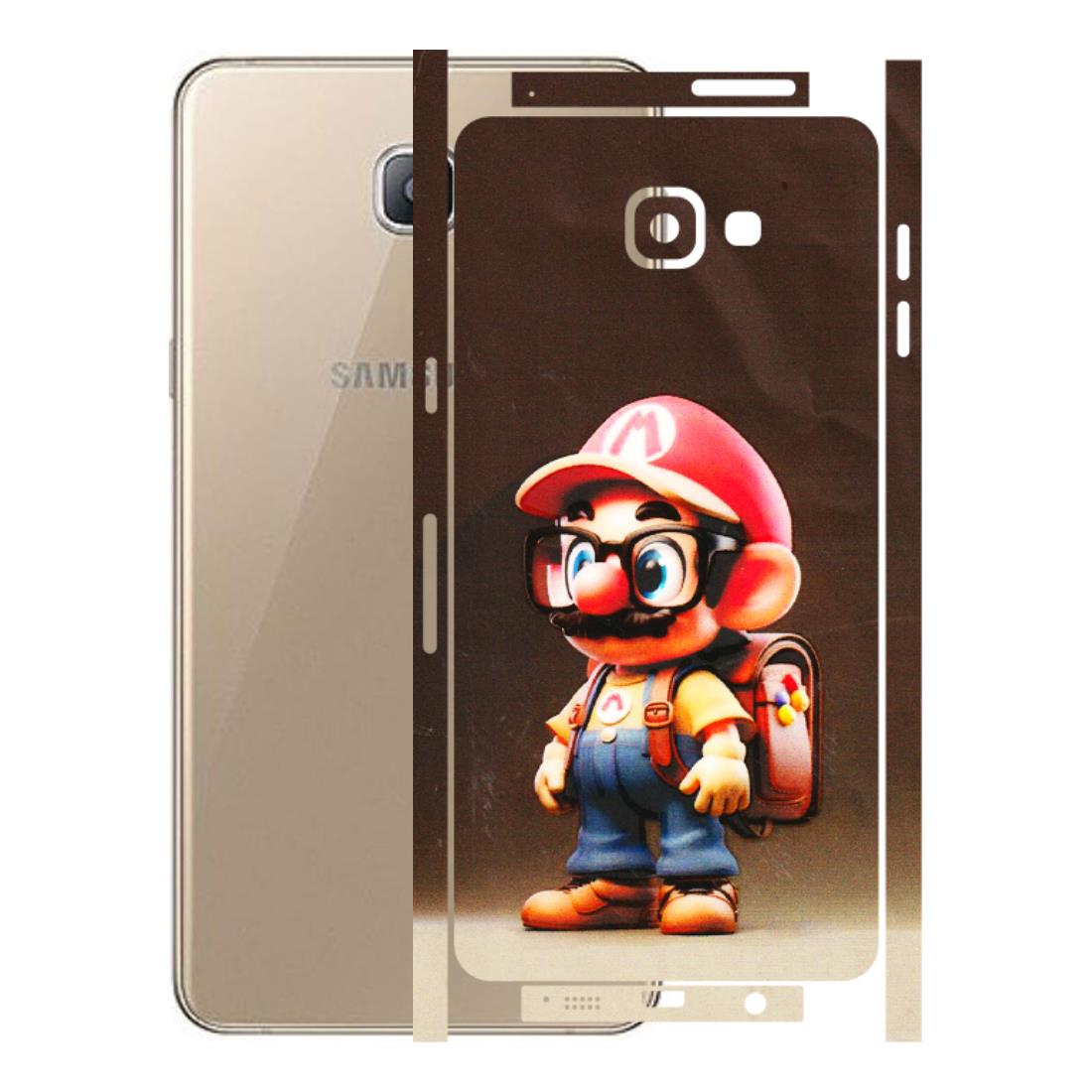 Samsung A/S Series Phone Skins (All Models) - Little Mario - 3D Embossed Finish (L-119) Samsung Galaxy A9 Pro