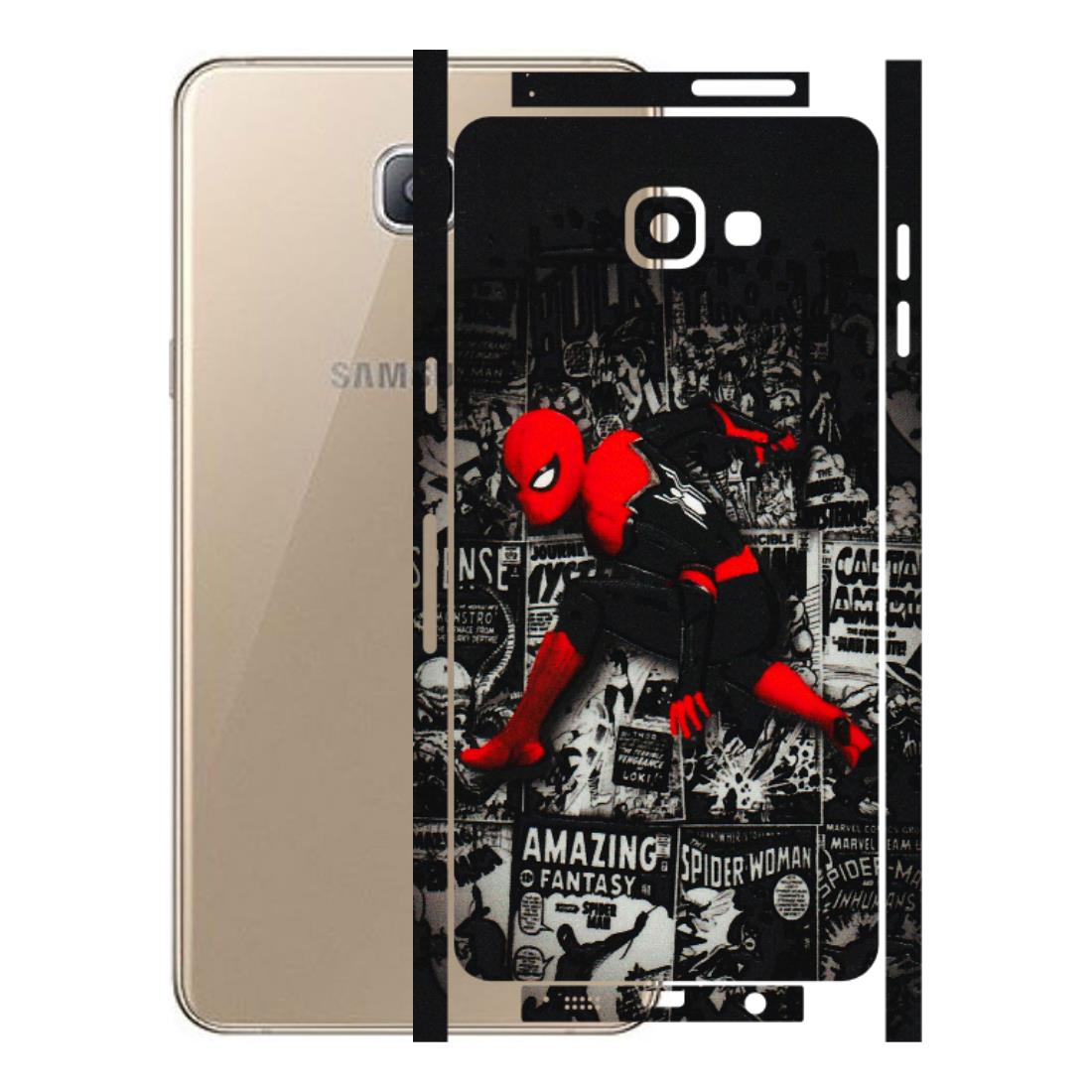 Samsung A/S Series Phone Skins (All Models) - SpiderMan New - 3D Embossed Finish (L-162) Samsung Galaxy A9 Pro