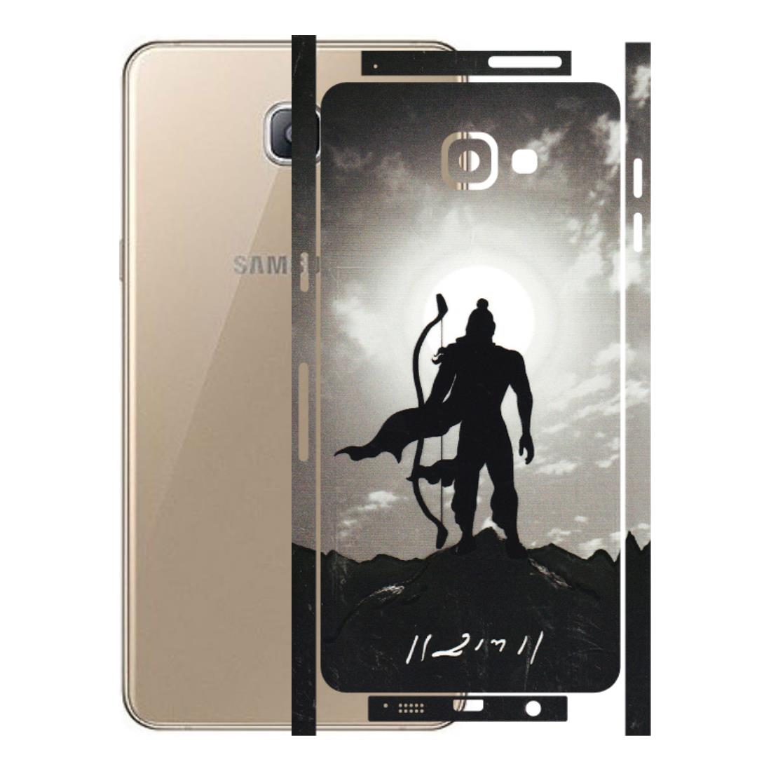 Samsung A/S Series Phone Skins (All Models) - Jai Siya Ram - 3D Embossed Finish (L-200) Samsung Galaxy A9 Pro