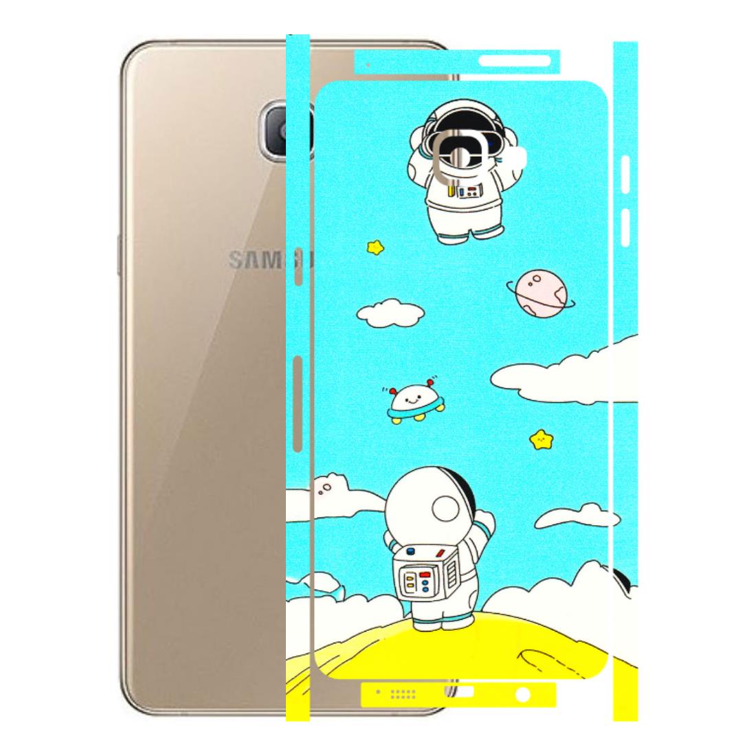 Samsung A/S Series Phone Skins (All Models) - Blue Skies Astro Float - 3D Embossed Finish (L-230) Samsung Galaxy A9 Pro