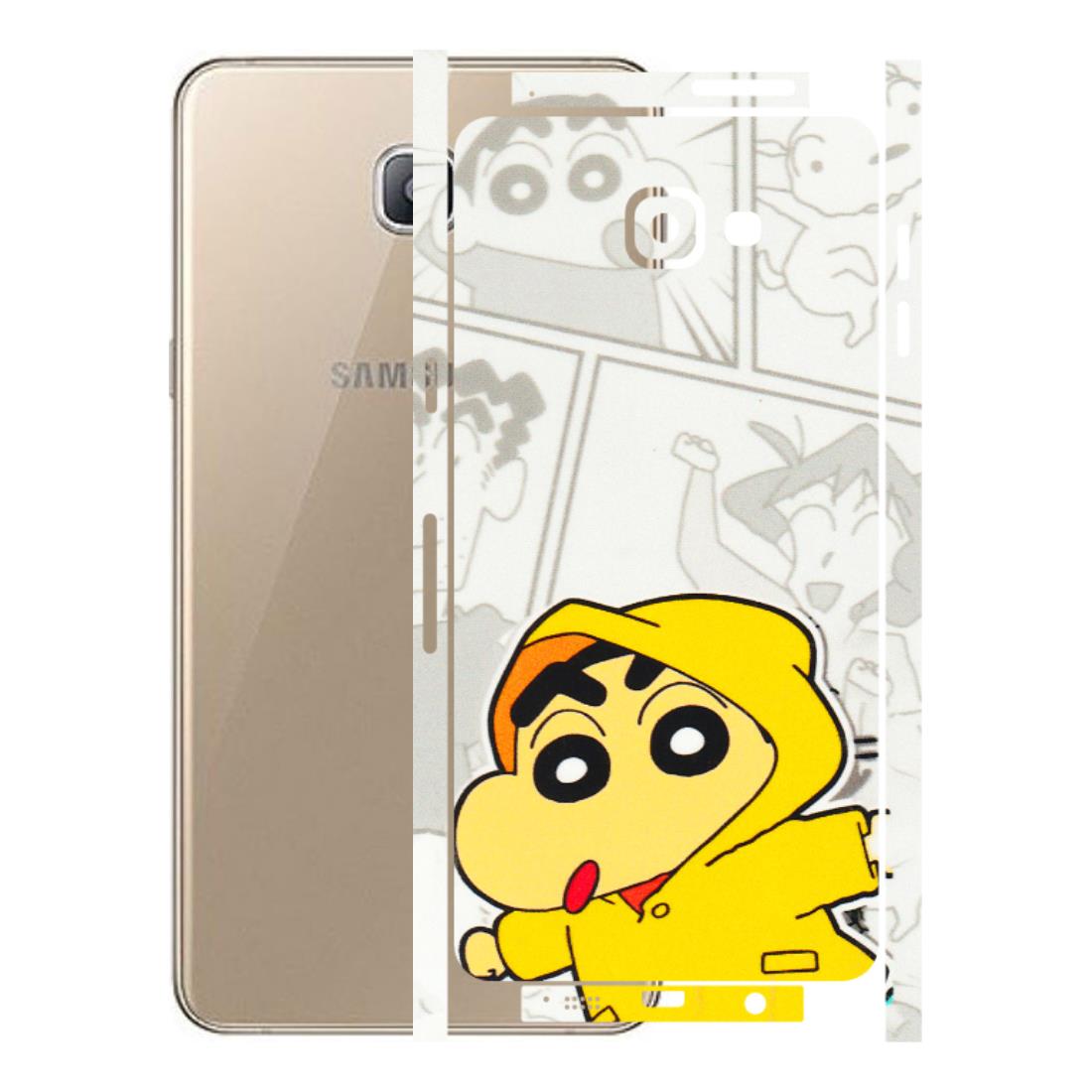 Samsung A/S Series Phone Skins (All Models) - Yellow Shinchan Comic - 3D Embossed Finish (L-246) Samsung Galaxy A9 Pro