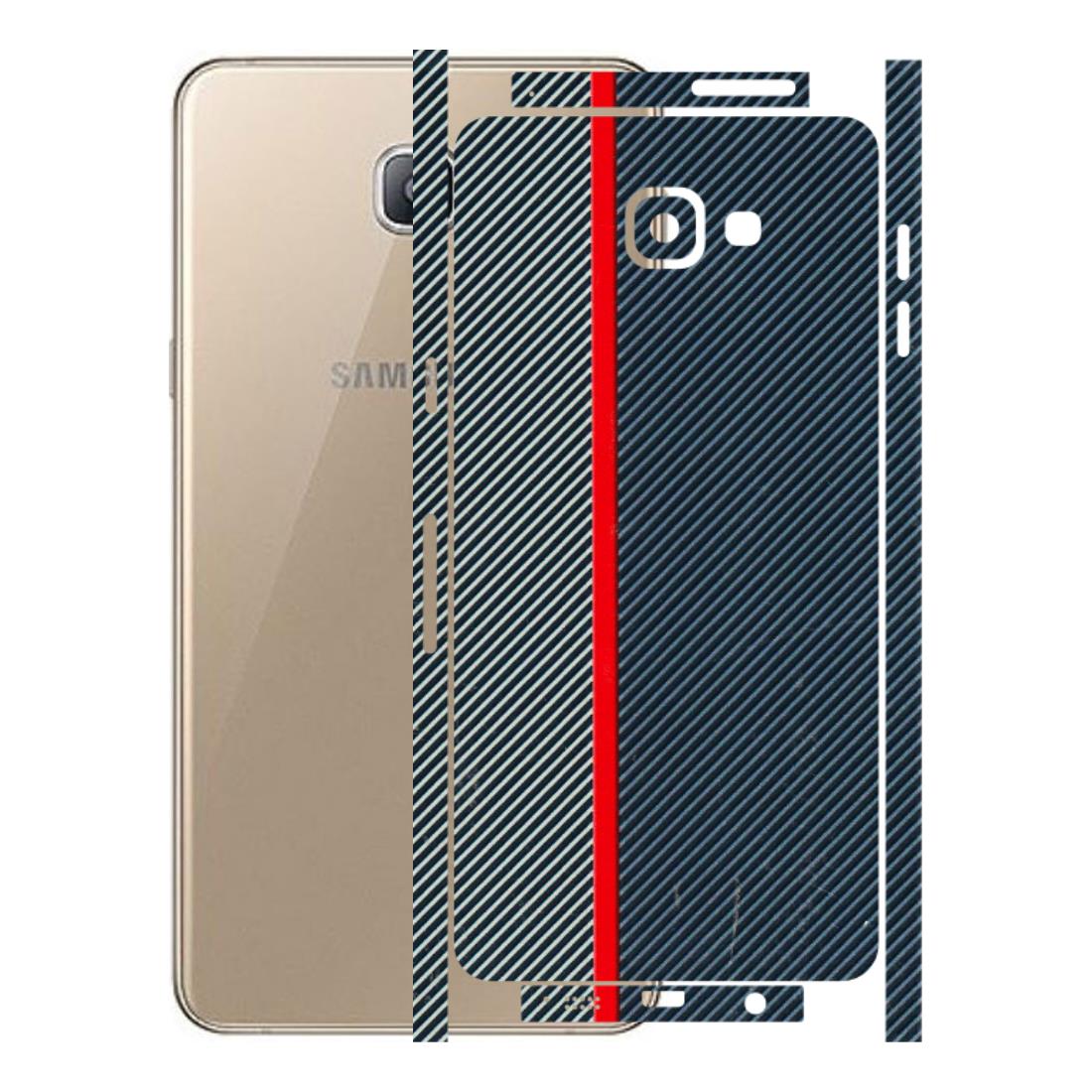 Samsung A/S Series Phone Skins (All Models) - Blue Sober Lines - 3D Embossed Finish (L-305) Samsung Galaxy A9 Pro