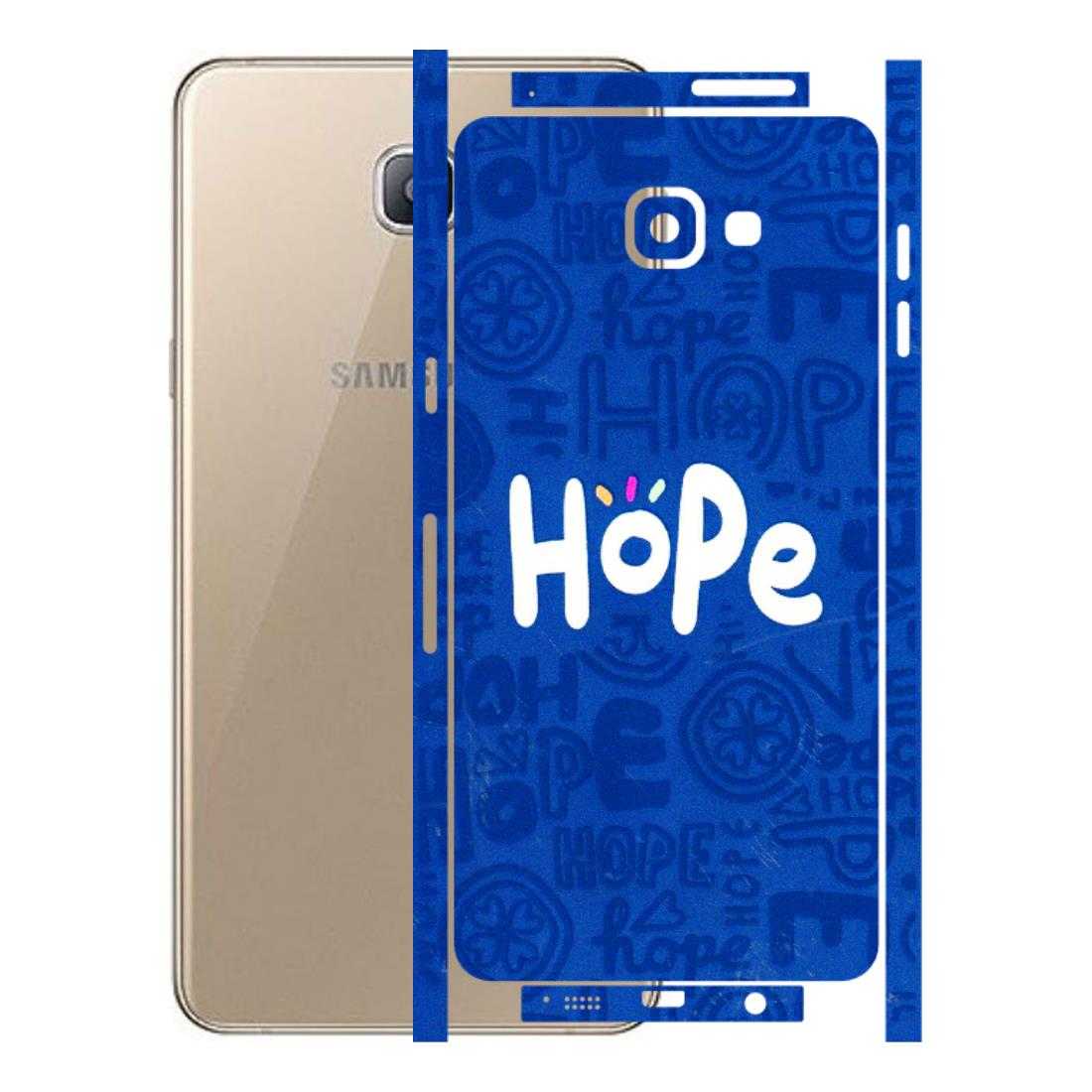 Samsung A/S Series Phone Skins (All Models) - Hope Doodles Blue - 3D Embossed Finish (L-43) Samsung Galaxy A9 Pro