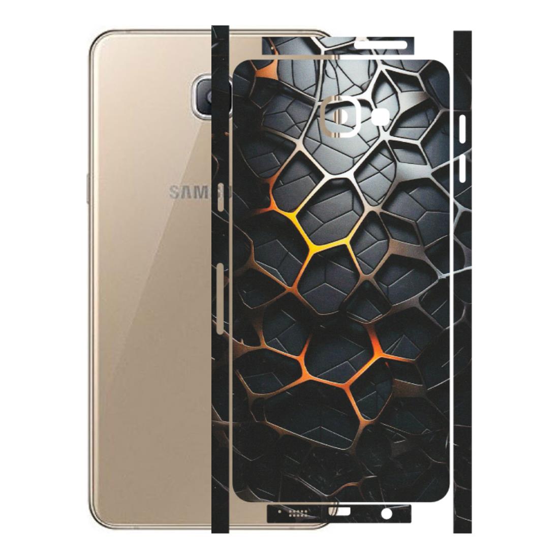 Samsung A/S Series Phone Skins (All Models) - New Abstract Graphite Tiles - Matte Finish (M-130) Samsung Galaxy A9 Pro