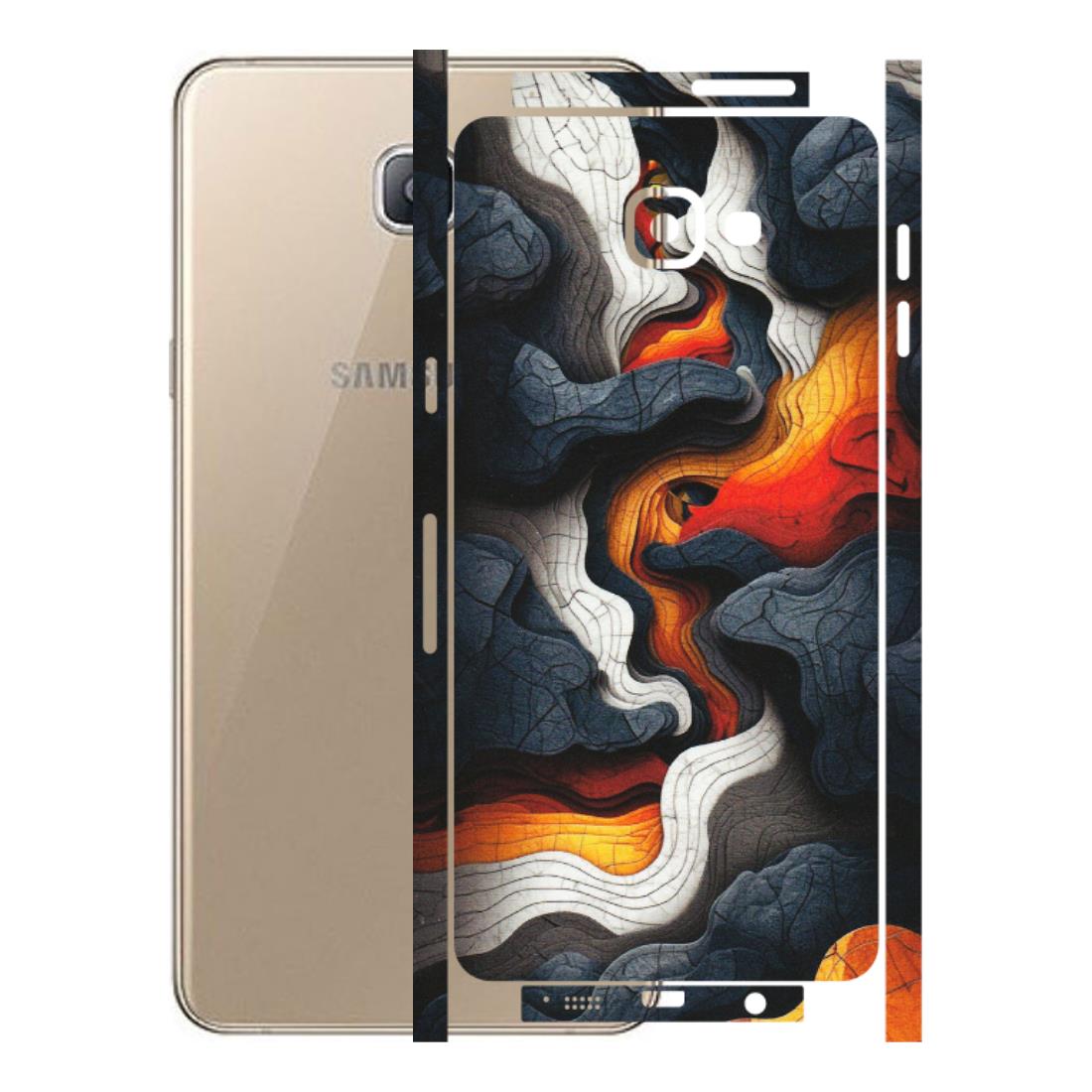 Samsung A/S Series Phone Skins (All Models) - Abstract Volcanic Layers - Matte Finish (M-52) Samsung Galaxy A9 Pro