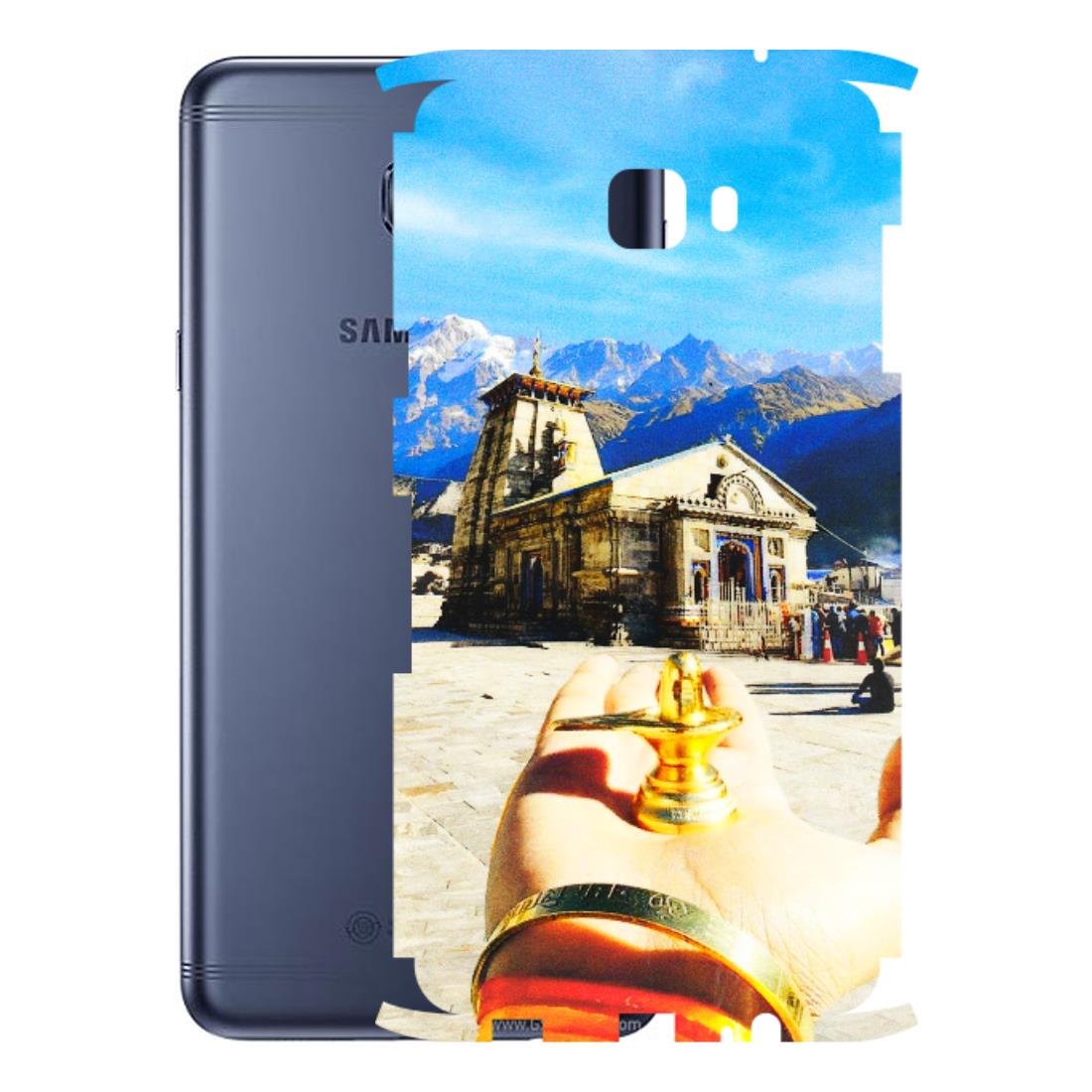Samsung M/F/Note/Flip and C Phone Skins (All Models) - Beauty of Kedarnath - 3D Embossed Finish (L-108) Samsung Galaxy C7 Pro