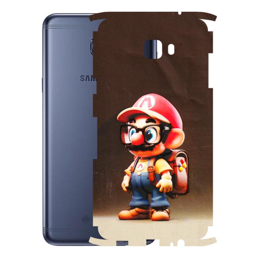Samsung M/F/Note/Flip and C Phone Skins (All Models) - Little Mario - 3D Embossed Finish (L-119) Samsung Galaxy C7 Pro