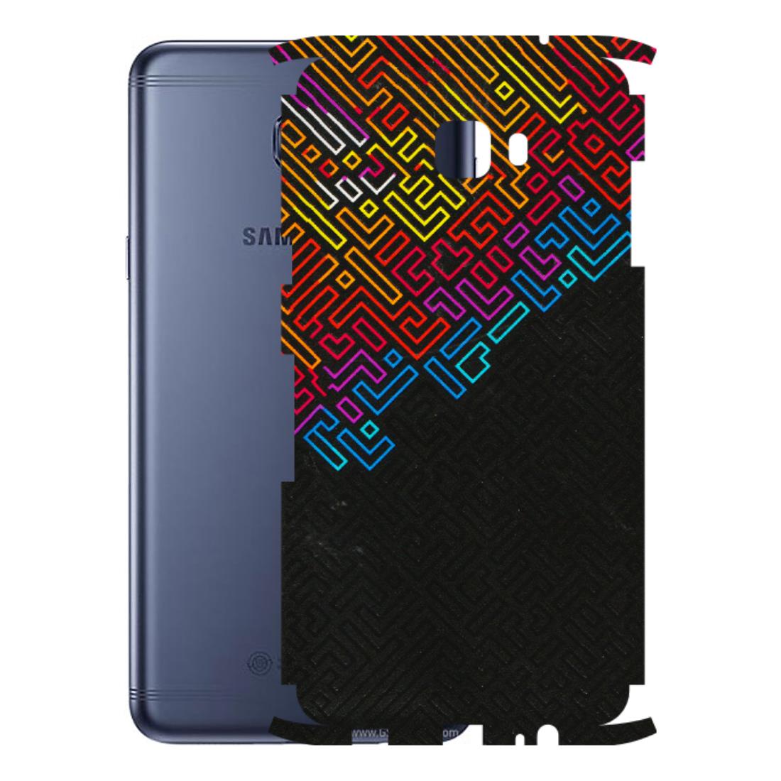 Samsung M/F/Note/Flip and C Phone Skins (All Models) - Dotme Pattern Art - 3D Embossed Finish (L-121) Samsung Galaxy C7 Pro