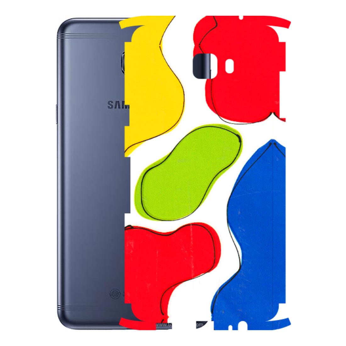 Samsung M/F/Note/Flip and C Phone Skins (All Models) - RGB Colour Paint - 3D Embossed Finish (L-284) Samsung Galaxy C7 Pro