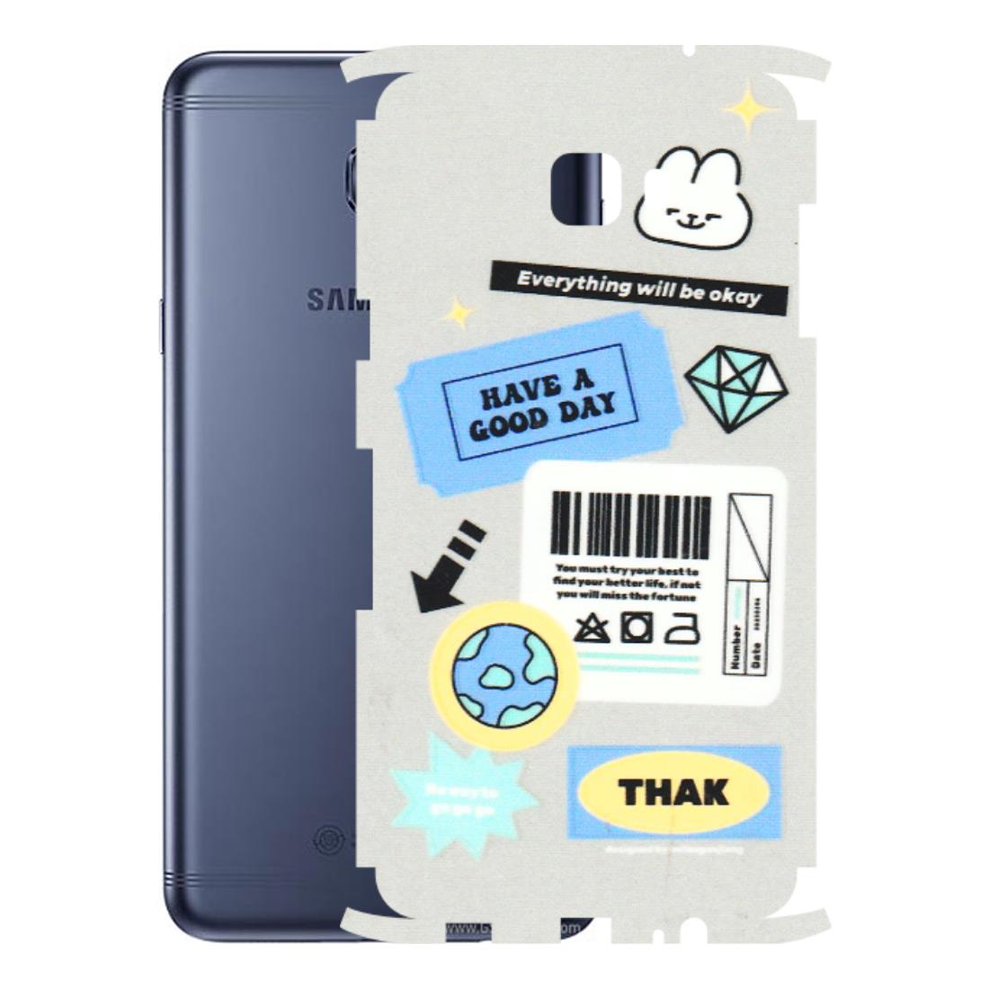 Samsung M/F/Note/Flip and C Phone Skins (All Models) - Will Be Okay Design - 3D Embossed Finish (L-316) Samsung Galaxy C7 Pro