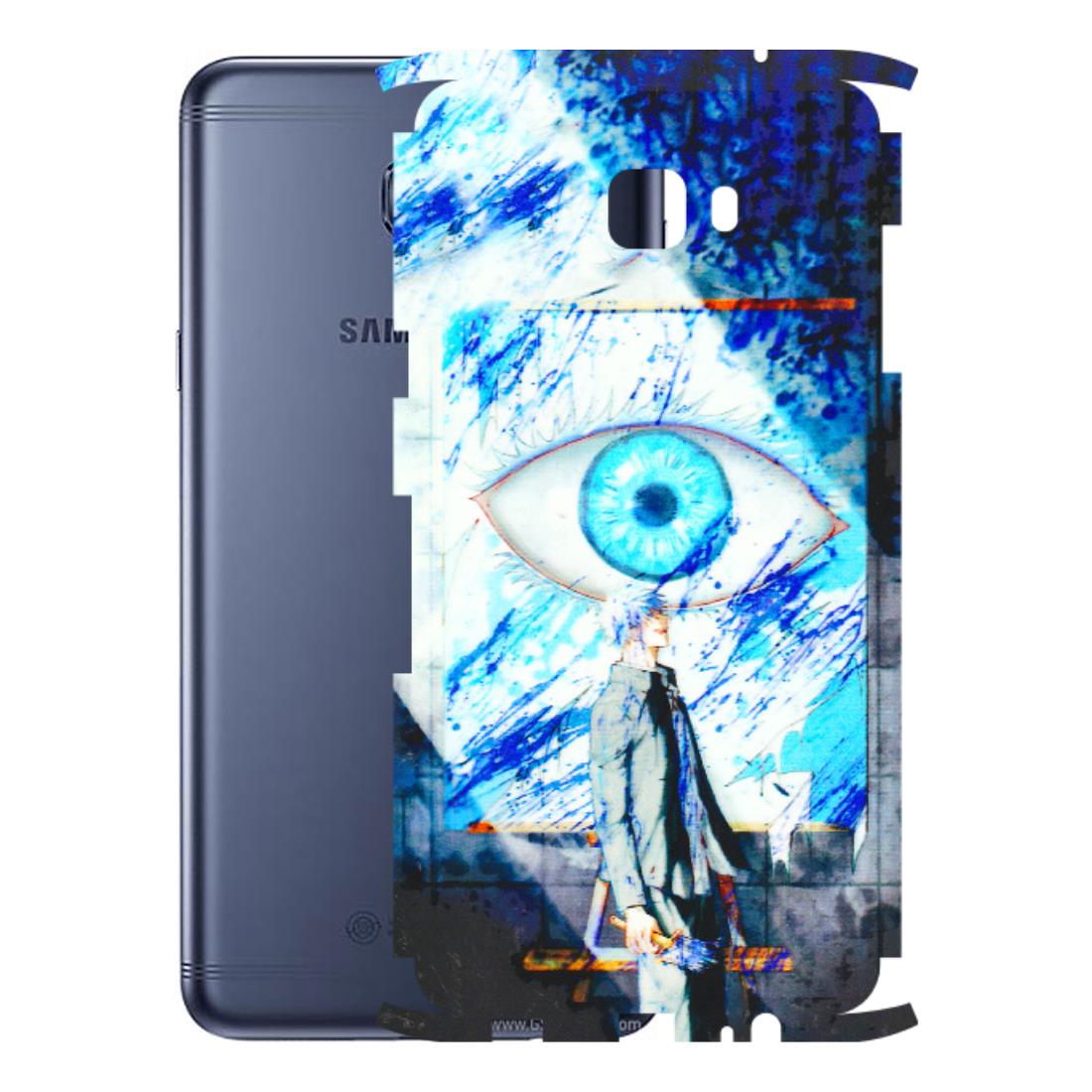 Samsung M/F/Note/Flip and C Phone Skins (All Models) - Anime Sea Blue Eye - 3D Embossed Finish (L-318) Samsung Galaxy C7 Pro