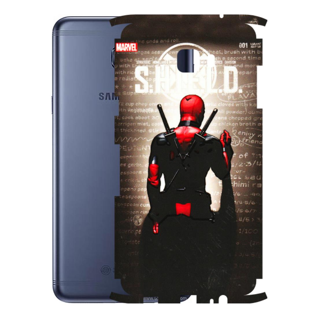 Samsung M/F/Note/Flip and C Phone Skins (All Models) - Deadpool - 3D Embossed Finish (L-56) Samsung Galaxy C7 Pro