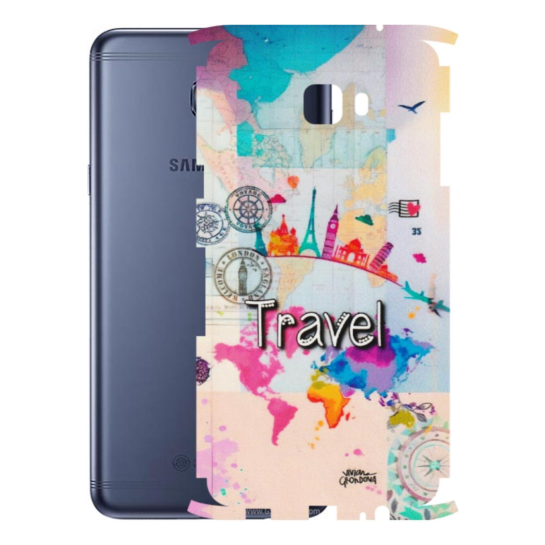Samsung M/F/Note/Flip and C Phone Skins (All Models) - Travel The Wonders - Matte Finish (M-108) Samsung Galaxy C7 Pro