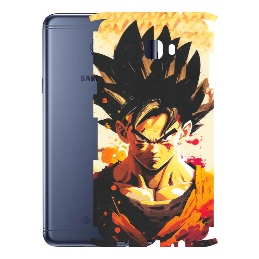Samsung M/F/Note/Flip and C Phone Skins (All Models) - Angry Goku - Matte Finish (M-12) Samsung Galaxy C7 Pro