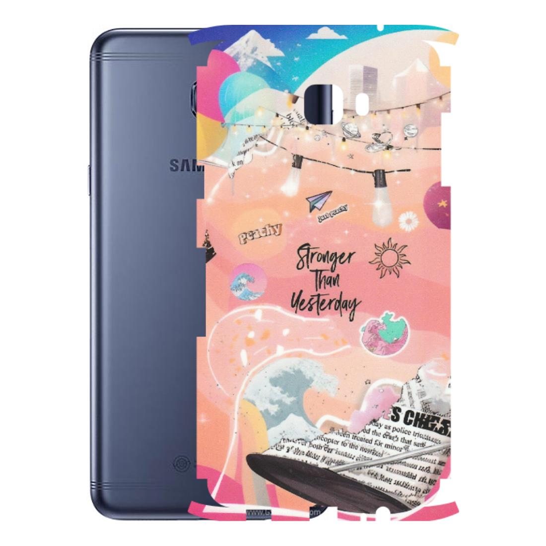 Samsung M/F/Note/Flip and C Phone Skins (All Models) - Stronger Then Yesterday - Matte Finish (M-128) Samsung Galaxy C7 Pro