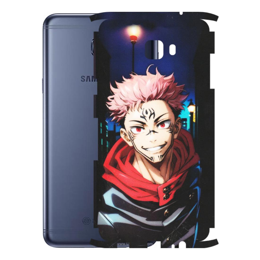 Samsung M/F/Note/Flip and C Phone Skins (All Models) - Yuji Itadori Funny Face Anime - Matte Finish (M-152) Samsung Galaxy C7 Pro