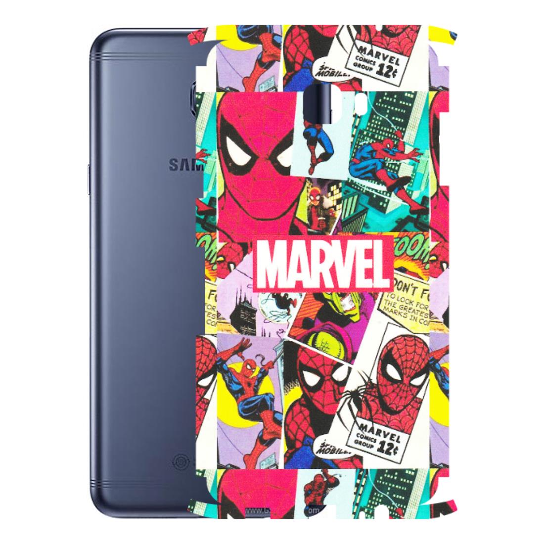 Samsung M/F/Note/Flip and C Phone Skins (All Models) - Marvel Comic Spiderman Grafitti - Matte Finish (M-72) Samsung Galaxy C7 Pro