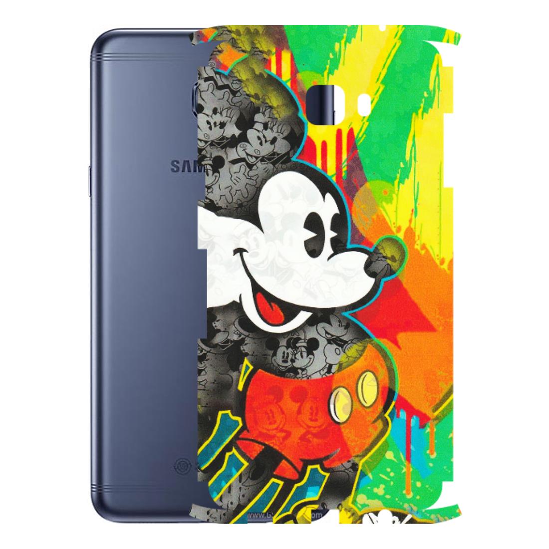 Samsung M/F/Note/Flip and C Phone Skins (All Models) - Multiple Mickey With Colourful Texture - Matte Finish (M-84) Samsung Galaxy C7 Pro
