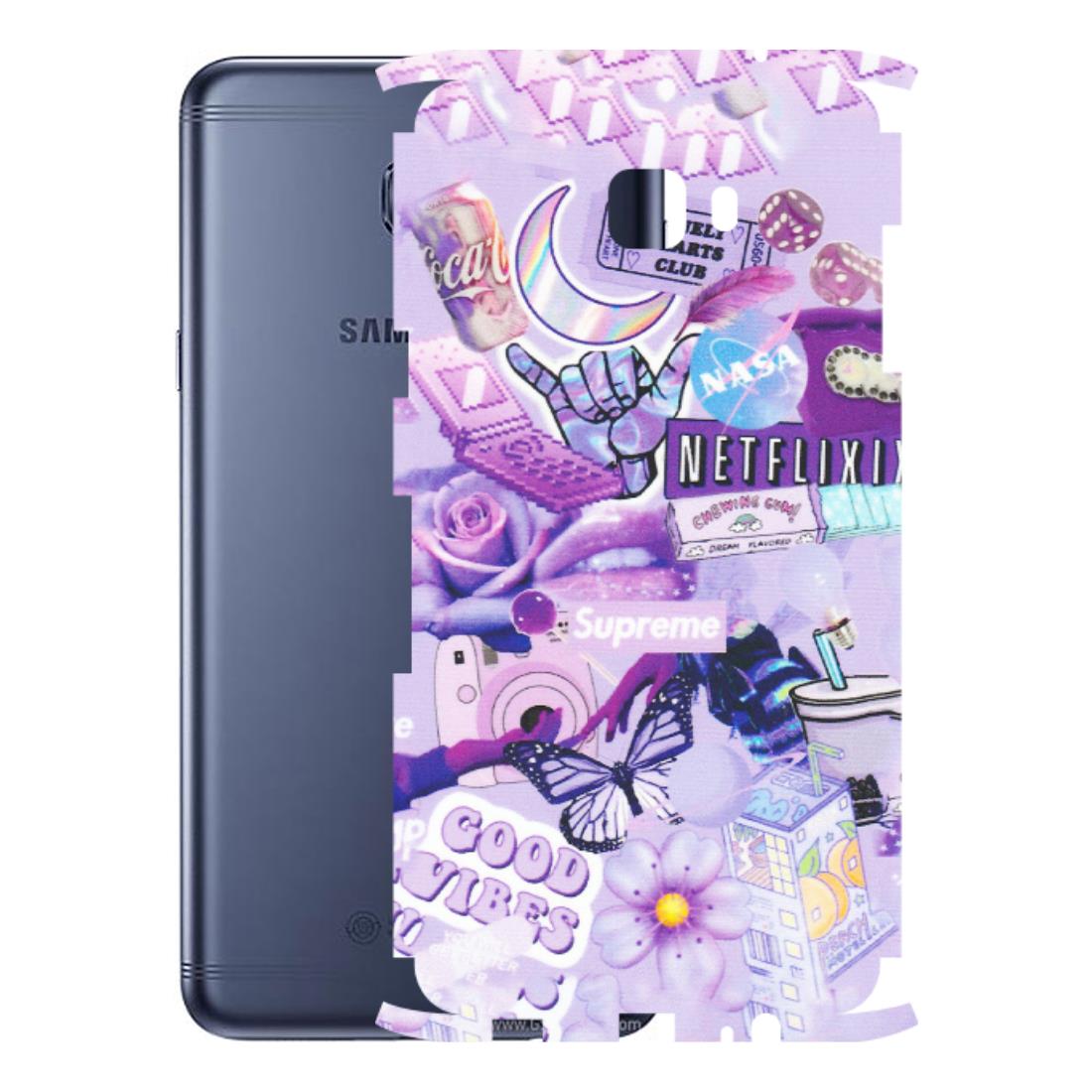 Samsung M/F/Note/Flip and C Phone Skins (All Models) - Supreme Purple Magic - Matte Finish (M-88) Samsung Galaxy C7 Pro