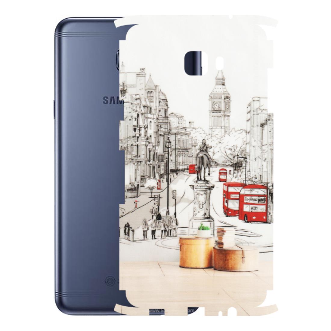 Samsung M/F/Note/Flip and C Phone Skins (All Models) - London Street - Transparent Finish (T-02) Samsung Galaxy C7 Pro