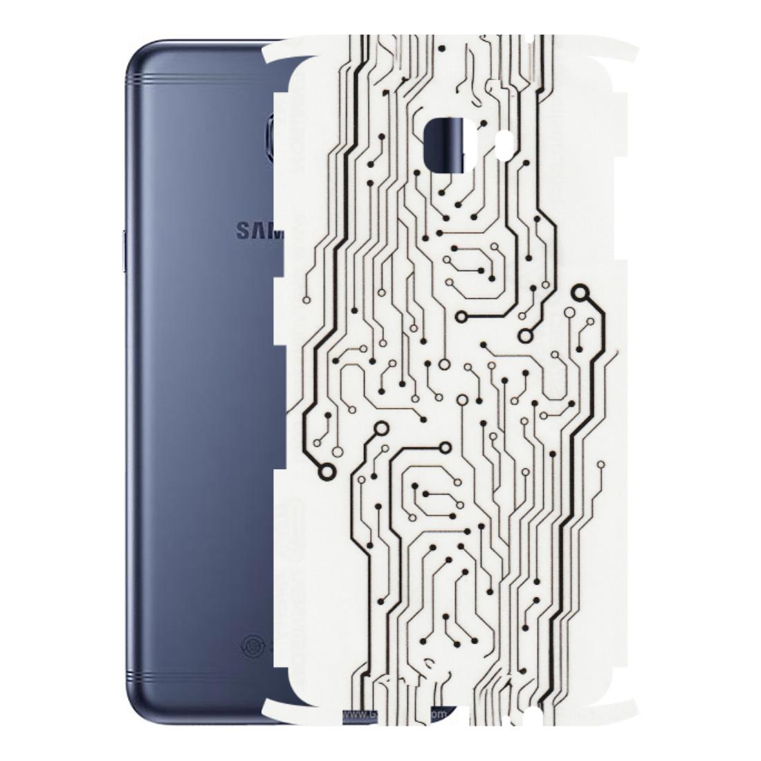 Samsung M/F/Note/Flip and C Phone Skins (All Models) - Tech Circuits - Transparent Finish (T-03) Samsung Galaxy C7 Pro