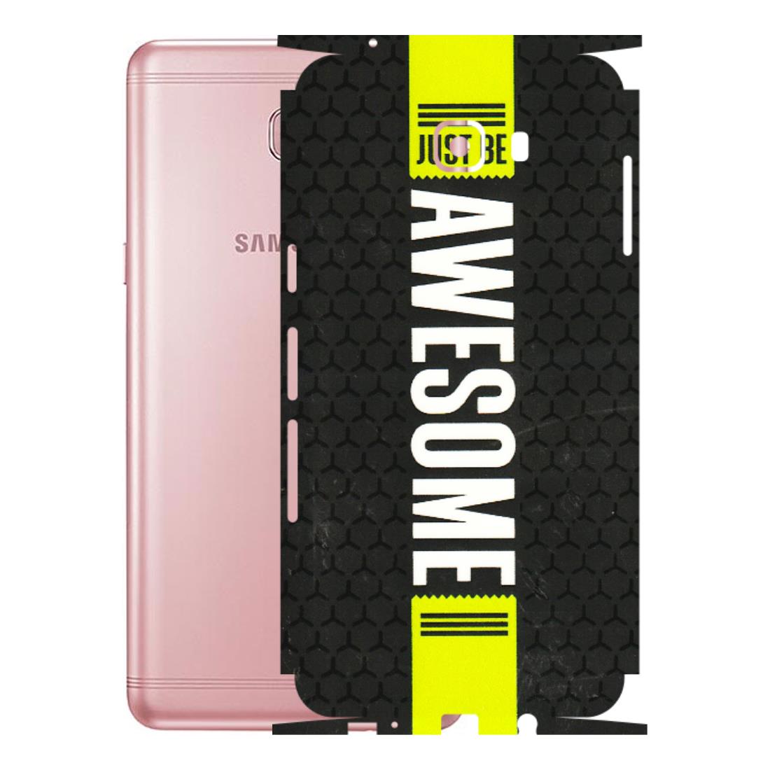 Samsung M/F/Note/Flip and C Phone Skins (All Models) - Just Be Awesome - 3D Embossed Finish (L-101) Samsung Galaxy C9 Pro